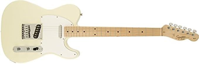 Squier by Fender Affinity Telecaster Beginner Electric Guitar - Maple Fingerboard, Arctic White | Amazon (US)