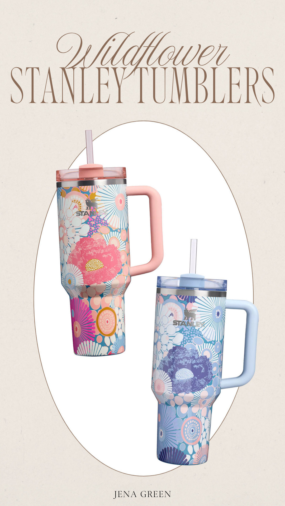 Stanley Tumblers | New Stanley Cups | Floral Cups 

 #LTKSeasonal
