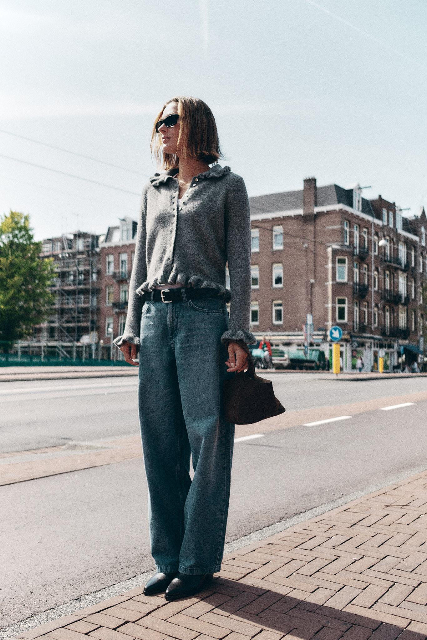 RUFFLED KNIT CARDIGAN | Zara US