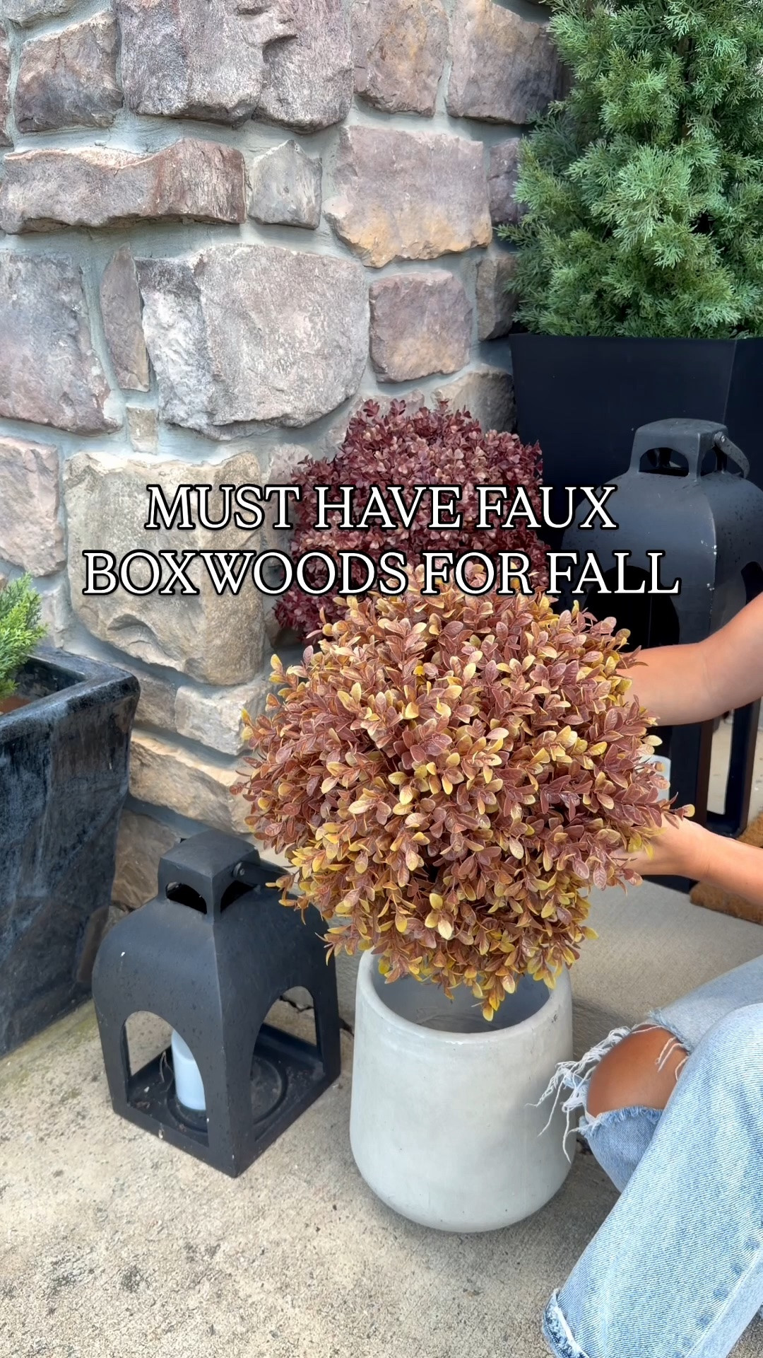 The easiest way to get that perfectly styled front porch look without the maintenance 🌿🤍 These faux boxwoods add instant greenery and look good season after season!

#fauxboxwood #frontporchdecor #porchdecor #outdoordecor #homefinds #curbappeal #entrywaydecor #ltkhome

#LTKSeasonal #LTKHome #LTKSaleAlert