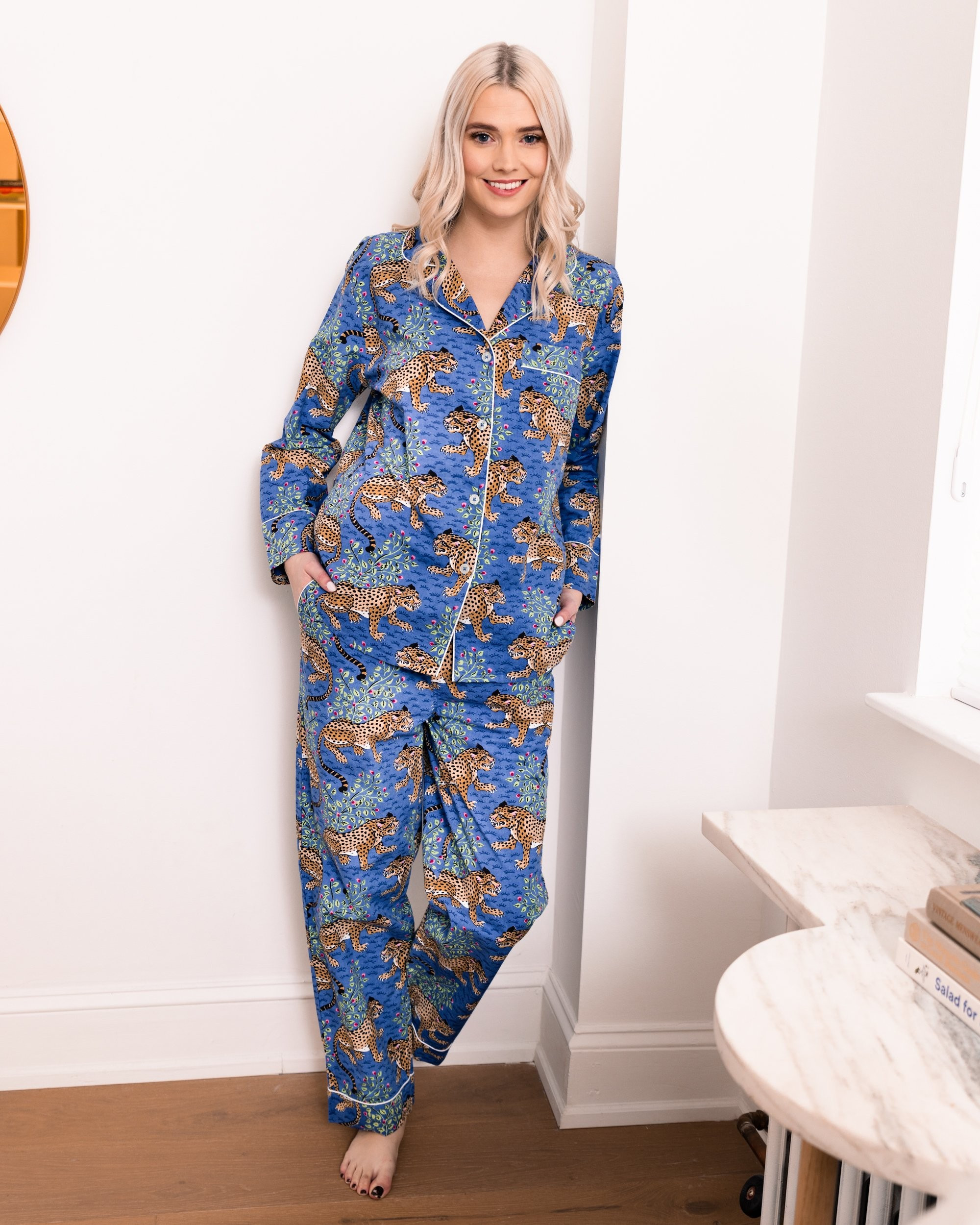 Bagheera - Long Sleep Set - Sapphire | Printfresh