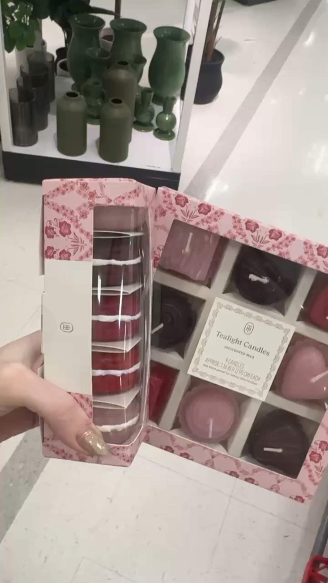 Soft glow, major Valentine’s vibes! These Target tea light candles are perfect for cozy nights, table styling, or a sweet little Valentine’s touch anywhere in the house!