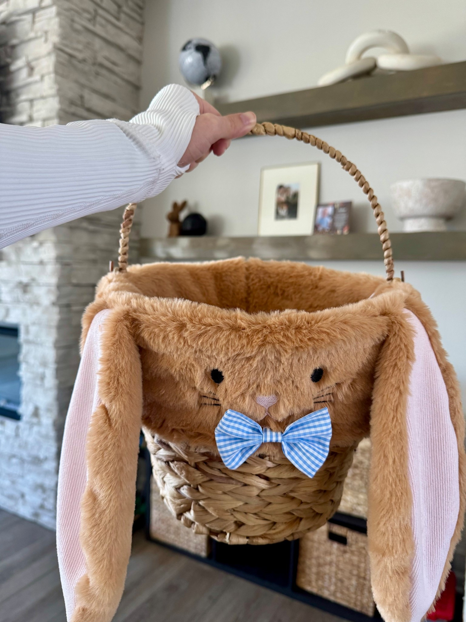 The cutest Easter basket for your kiddo 🐰🥹 I couldn’t believe the price when I found this one at Sam's Club. It’s giving major Pottery Barn Kids dupe vibes but for a fraction of the cost.

If you’re putting together a toddler Easter basket or looking for Easter basket ideas for kids, this one is such a good find. The little bunny ears make it extra sweet, and you could easily personalize it by embroidering your child’s name on one of the ears to make it feel custom.

Linking this affordable Easter basket, Easter basket fillers, and cute Easter finds for kids. Perfect for baby or toddler Easter baskets and something you can reuse every year!

#easterbasketideas #toddlereasterbasket #easterfinds #potterybarndupe #easterdecor #kidsbasket #momfinds #ltkhome 

 #LTKmomlife #LTKSeasonal #LTKKids