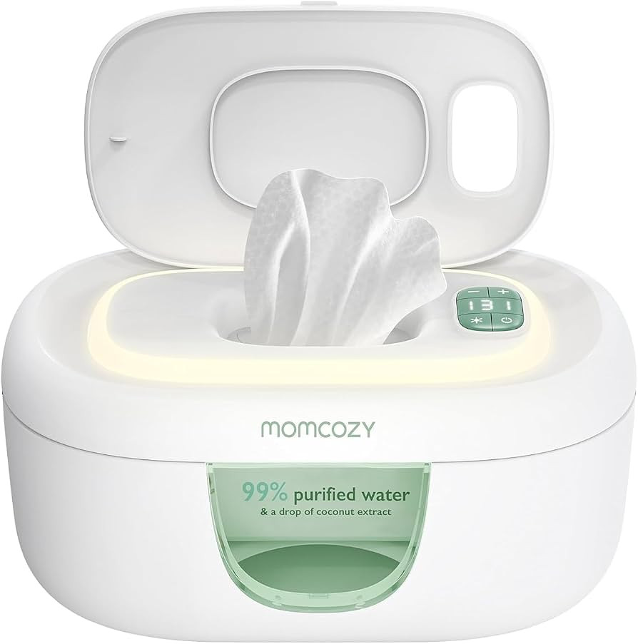 Momcozy Baby Wipe Warmer, Innovative Spring Design,Large Capacity Dispenser | Amazon (US)