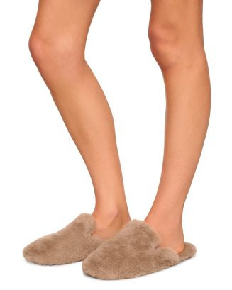 Plush Faux Fur Mule Slippers | Bloomingdale's (US)