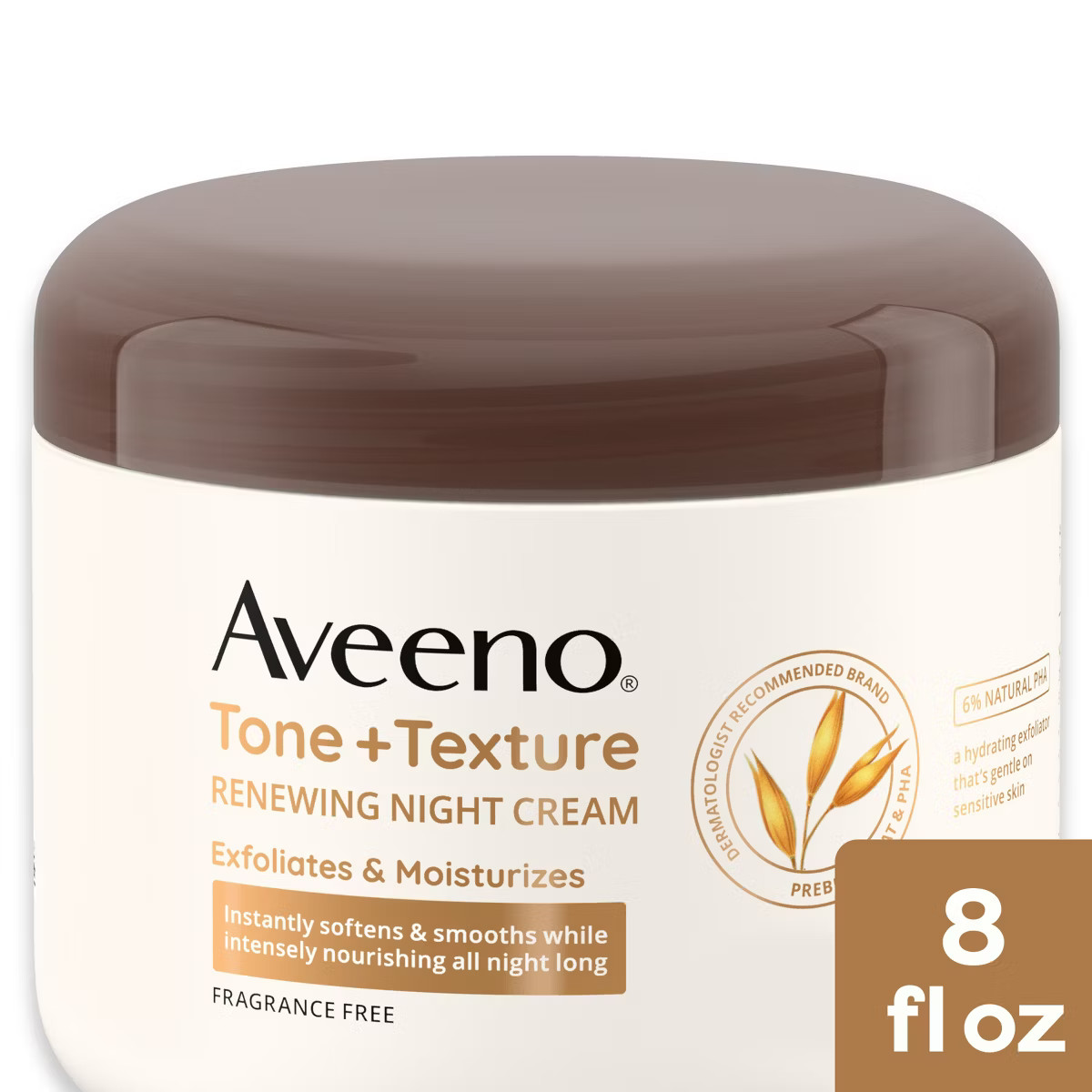 Aveeno Tone + Texture Renewing Body Night Cream with Prebiotic Oat for Sensitive Skin - Unscented... | Target