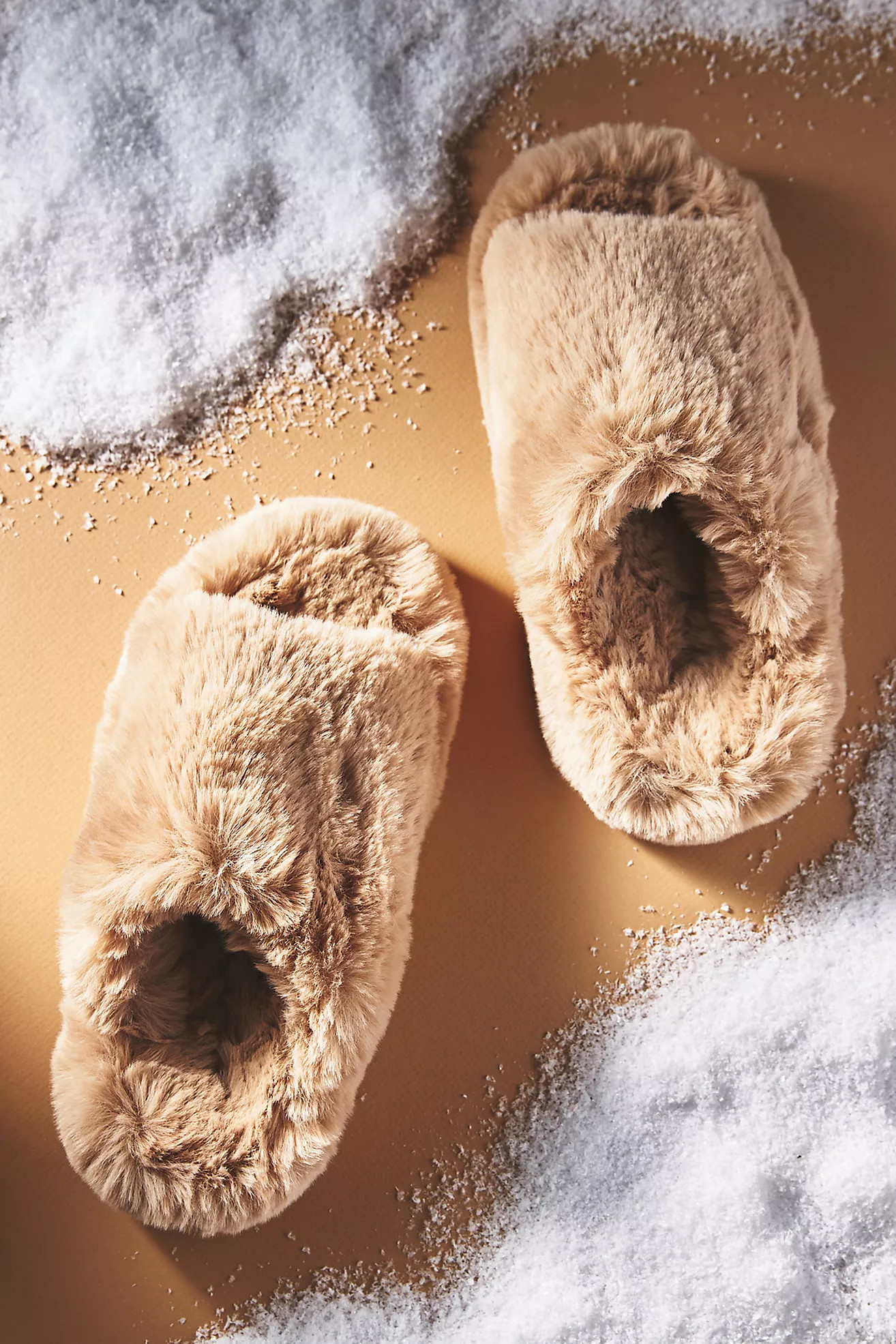 Maeve Fuzzy Platform Slippers | Anthropologie (US)