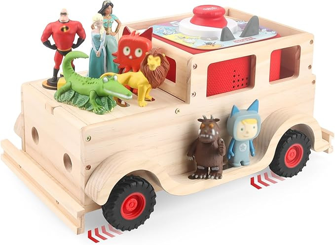 for Toniebox 2 and Toniebox 1 Tonie Shelf, Tonies Figures Tonies Storage,Magnetic Wooden Floating... | Amazon (US)