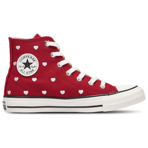 Converse Girls Converse Chuck Taylor All Star Hi Hearts - Girls' Grade School Shoes Days Ahead/Vintage White Size 07.0 | Foot Locker (US)