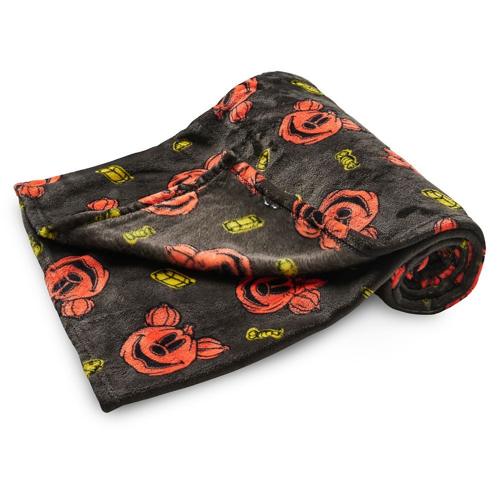 Mickey and Minnie Mouse Halloween Throw Blanket | Disney Store