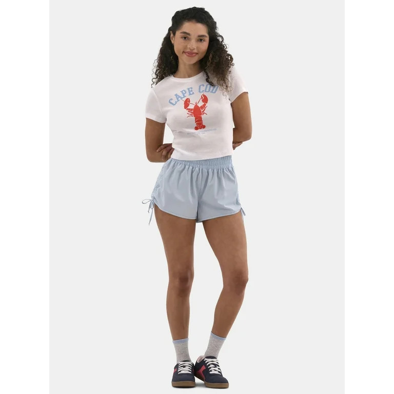 No Boundaries Graphic Cotton Baby Tee, Women's - Walmart.com | Walmart (US)