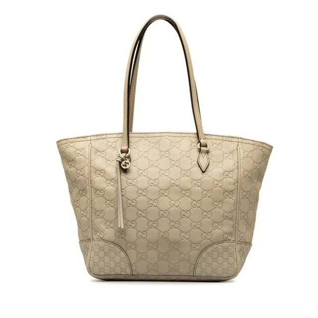 Pre-Owned Gucci Guccissima Handbag Tote Bag 353119 White Leather Women's GUCCI (Good) | Walmart (US)