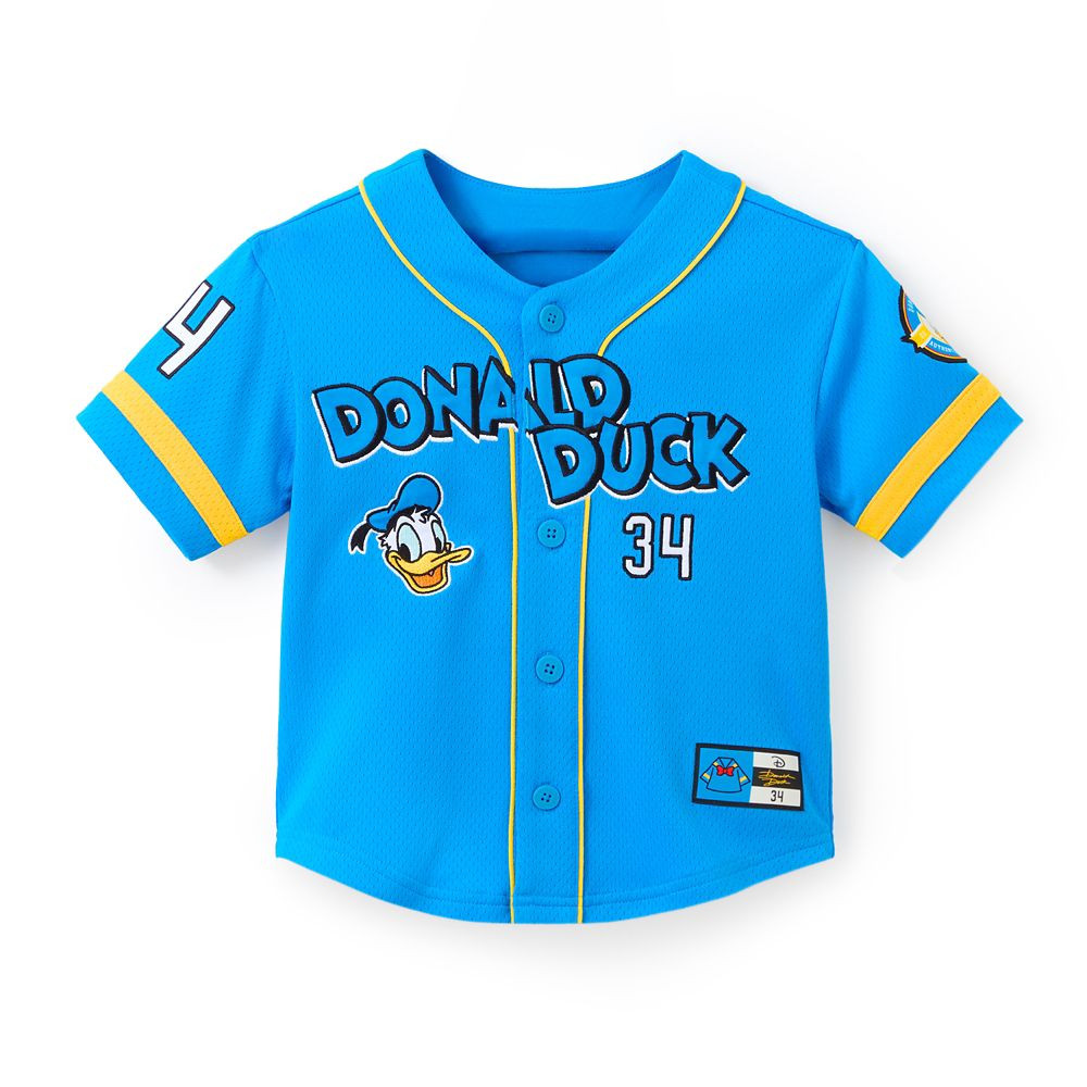 Donald Duck Baseball Jersey for Kids | Disney Store