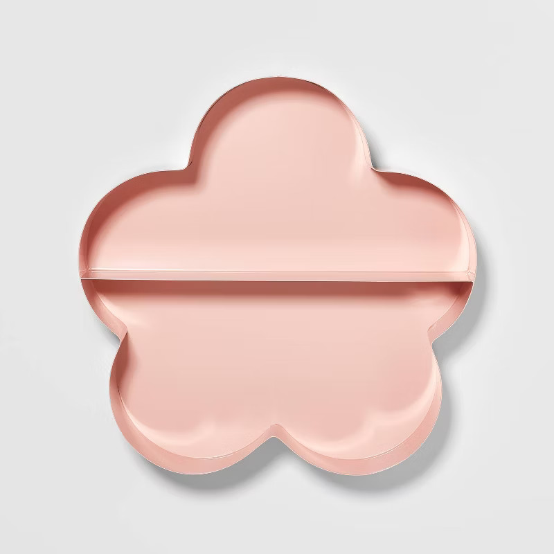 Metal Flower Kids' Shelf Pink - Pillowfort™ | Target
