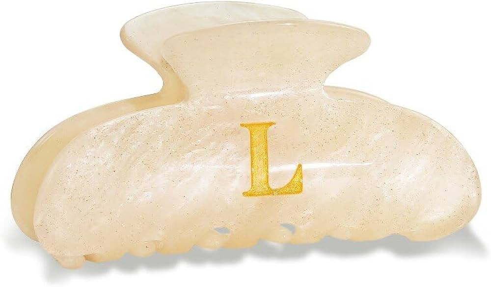 2025 Friendship Gifts for Women - Acrylic Letter Hair Clips for Women, Monogram Fashion Glitter C... | Amazon (US)