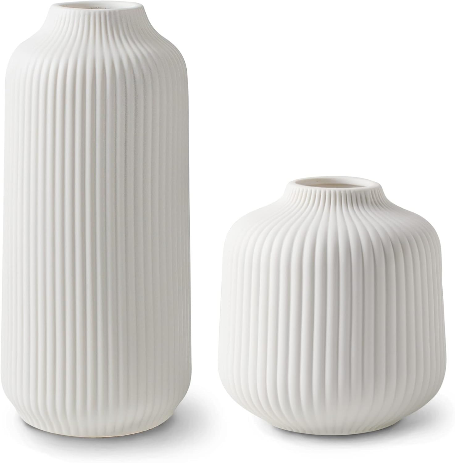 Ceramic Vases in Nordic Style, Modern Vase Deco for Pampas Grass, Boho Deco for Windowsill, Vases... | Amazon (US)