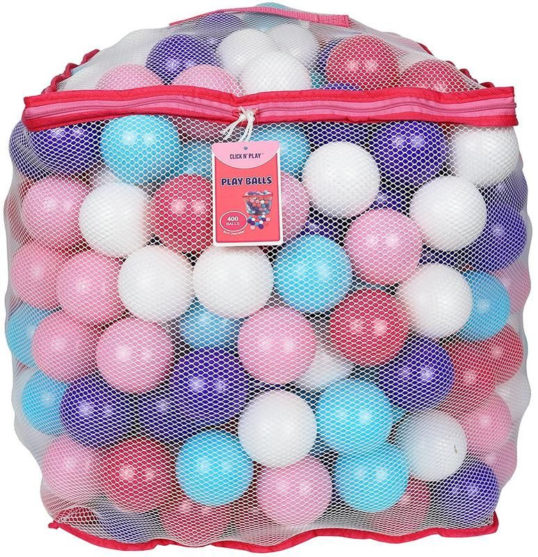 Click N' Play Value Pack of 400 Crush Proof Plastic Play Balls, Phthalate Free BPA Free, 5 Pretty... | Walmart (US)