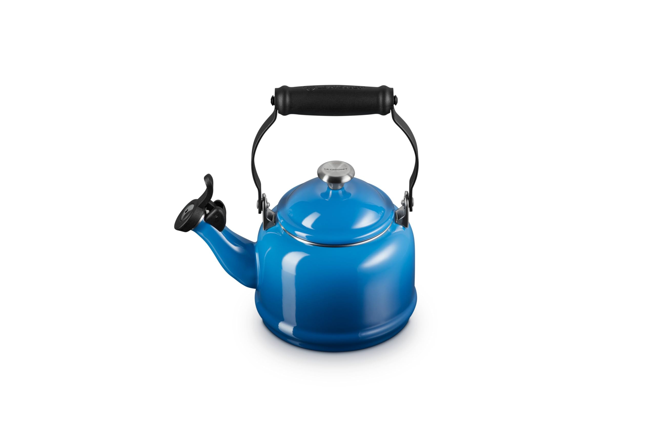 Le Creuset Enamel On Steel Demi Tea Kettle with Metal Finishes, 1.25 qt, Marseille | Amazon (US)