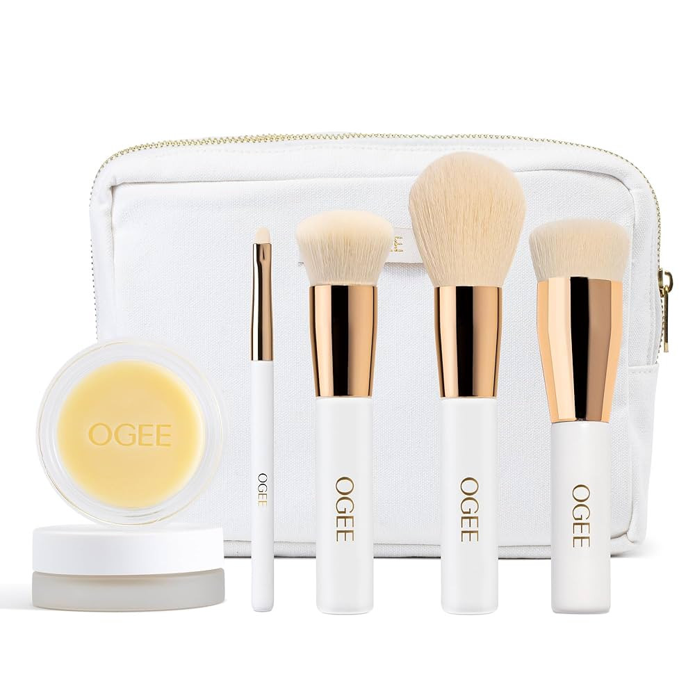 Ogee Makeup Brush Bundle - Includes Professional Quality Blender, Powder, Base, Precision Brushes... | Amazon (US)