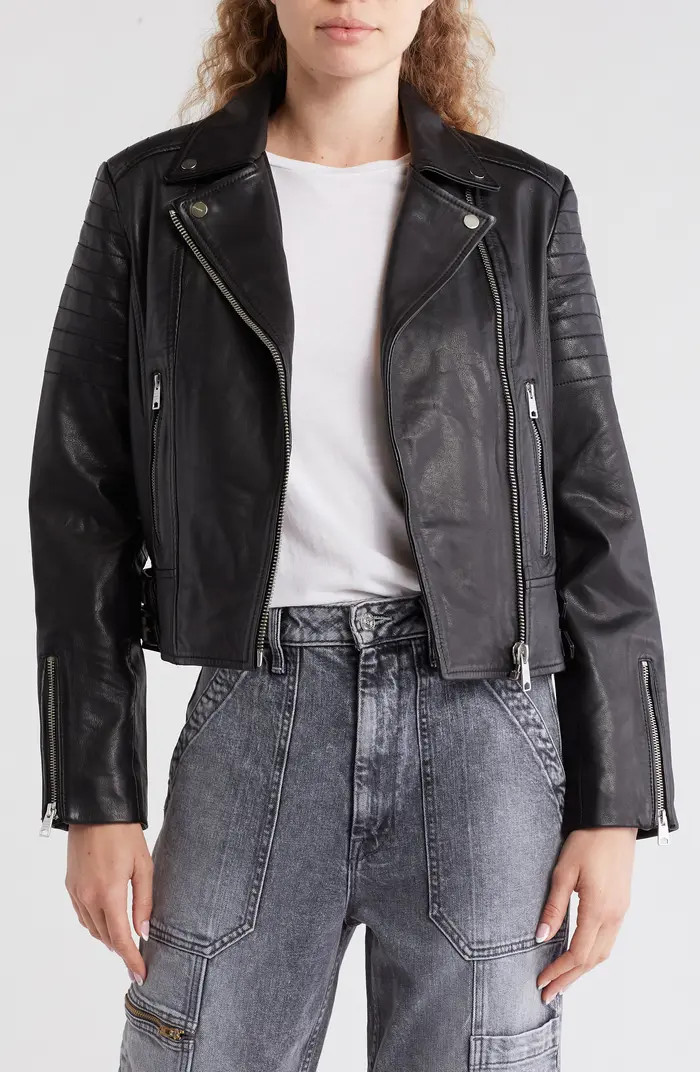 Papin Leather Biker Jacket | Nordstrom Rack