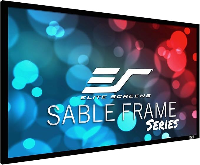 Elite Screens Sable Frame AcousticPro1080P3 Series, 150-inch Diagonal 16:9, Sound Transparent Per... | Amazon (US)