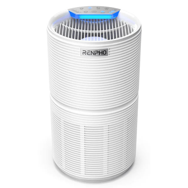 RENPHO Air Purifier for Home Large Room Up to 600 Sq.ft, H13 True HEPA Filter 5-Stage Air Cleaner... | Walmart (US)