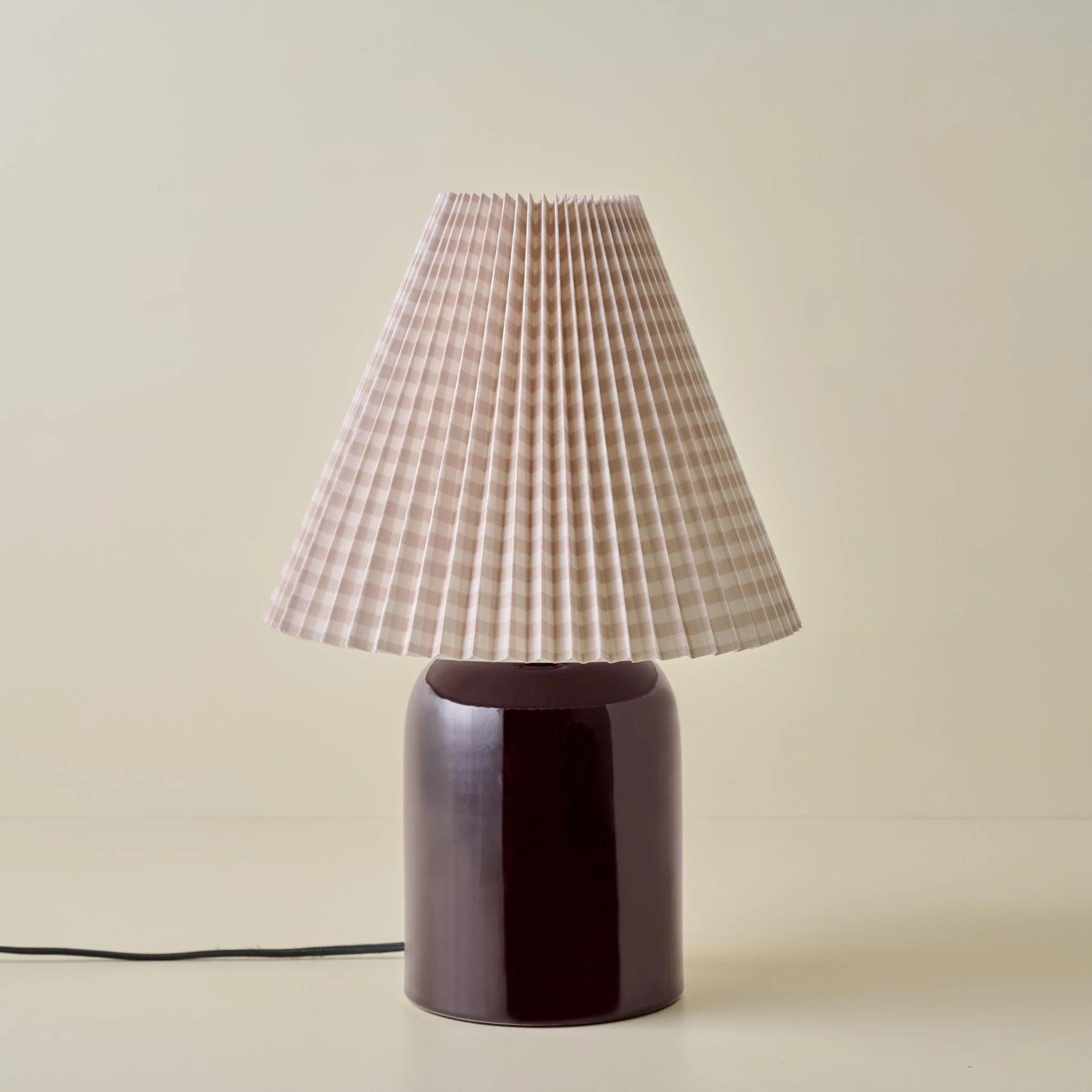 Farrah Table Lamp - Deep Burgundy | Magnolia