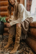 Kimba Faux Suede Boots | Böhme US