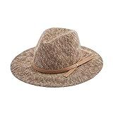 Mud Pie Women's Knit Fedora, Tan, 4" x 14" Diameter | Amazon (US)