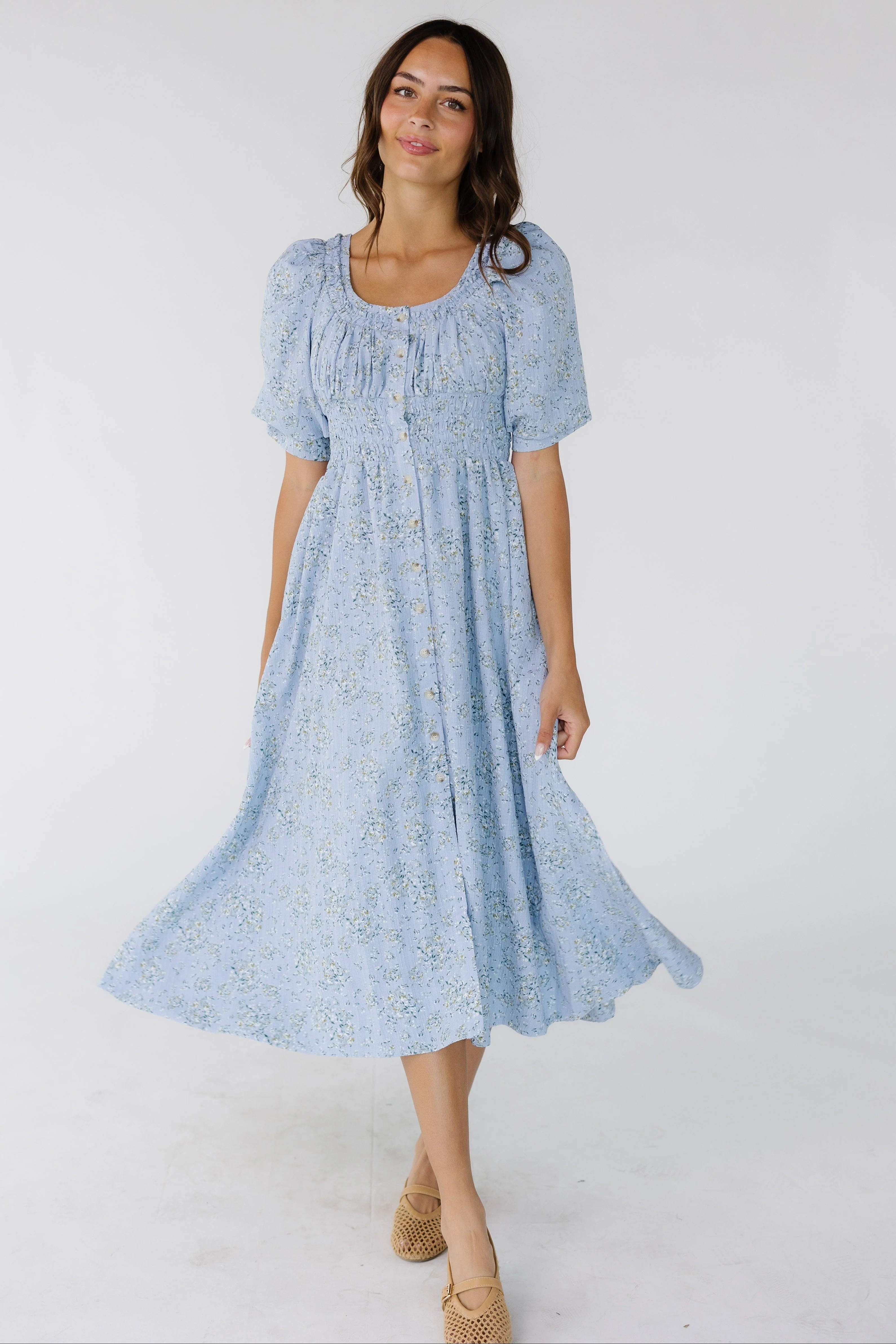 Brass & Roe Modest Nora Button Down Dress | Called To Surf