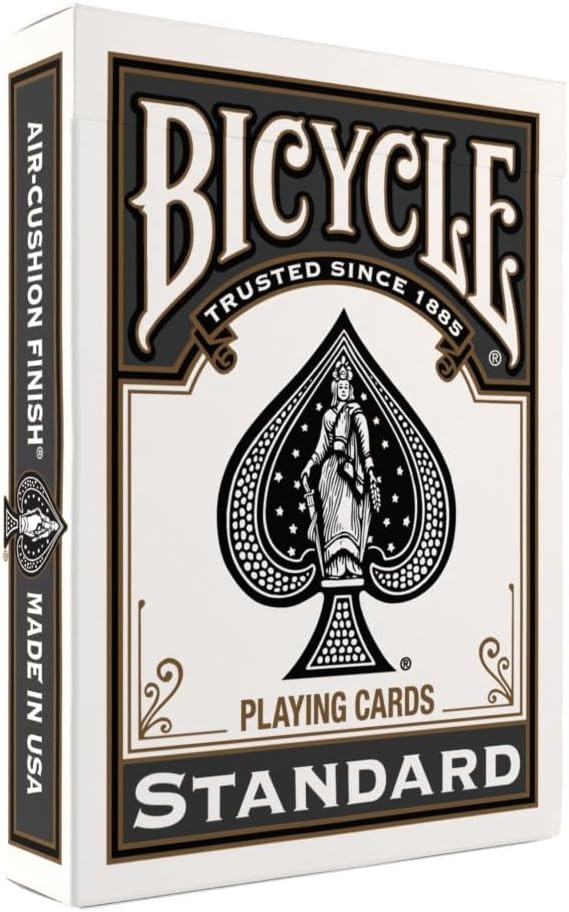 Bicycle Black Playing Cards, Standard Index Poker Size, Classic Deck of Cards for Poker, Blackjac... | Amazon (US)