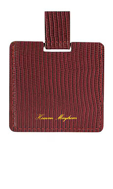 Heaven Mayhem Mirror Compact in Burgundy from Revolve.com | Revolve Clothing (Global)