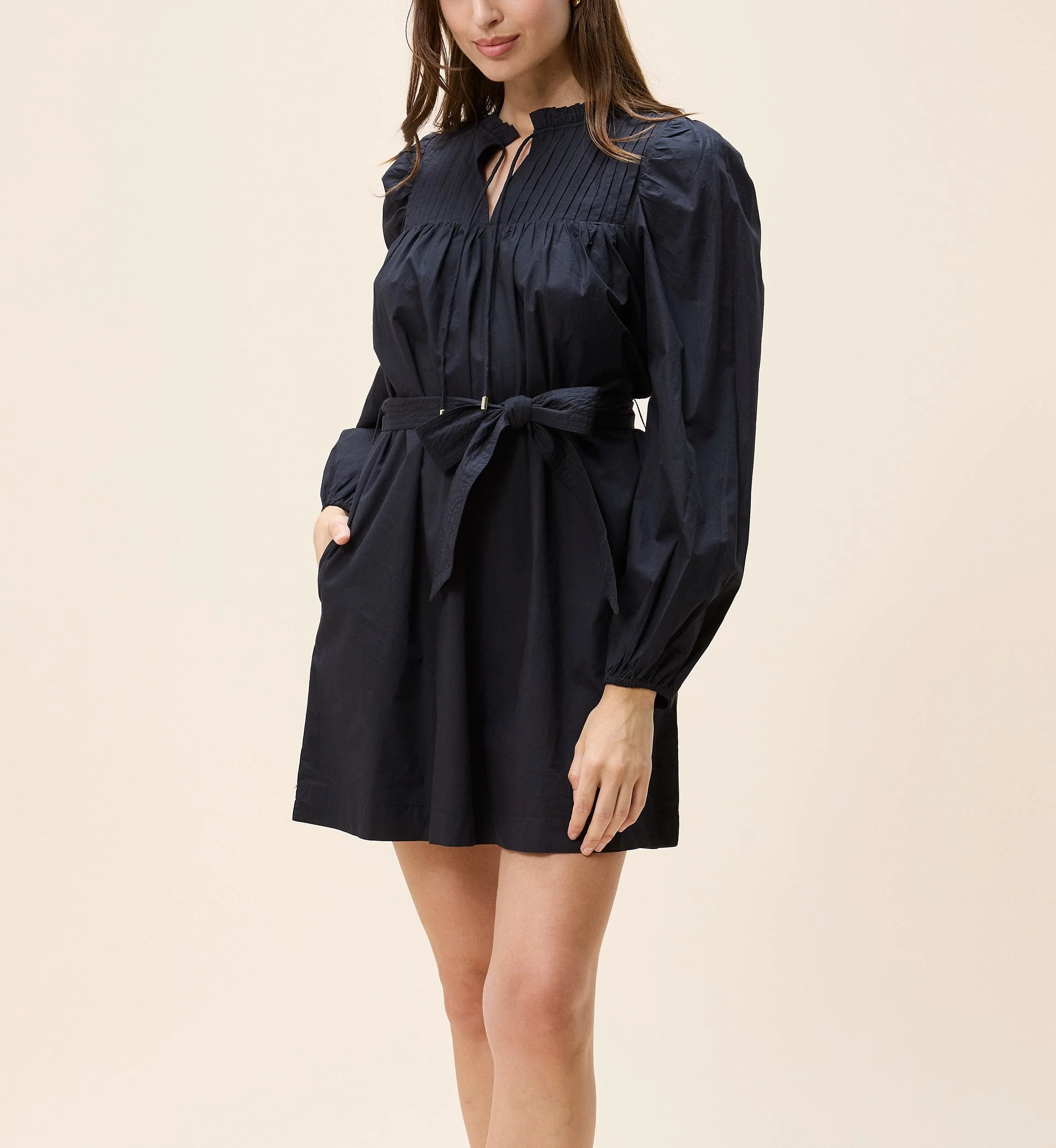 Ivana Mini Dress | Black | Cleobella