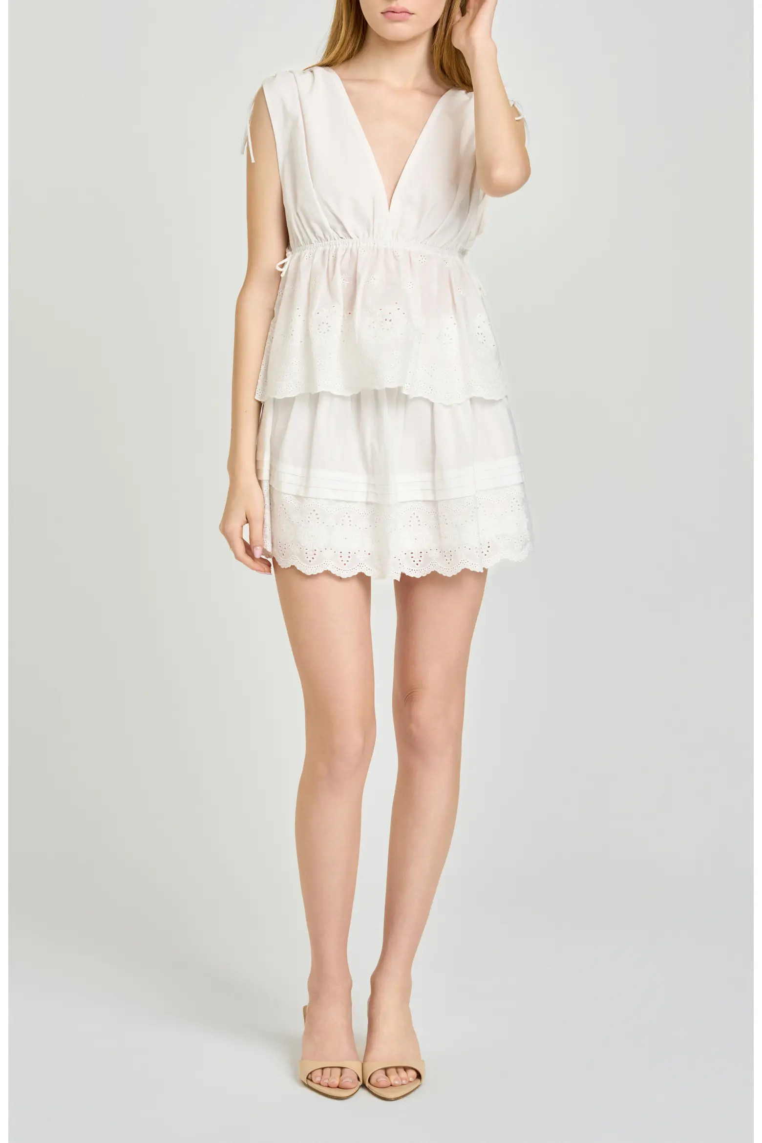 x Hannah Lovey Porter Goldie Cotton Eyelet Top (Nordstrom Exclusive) (Women) | Nordstrom | Nordstrom