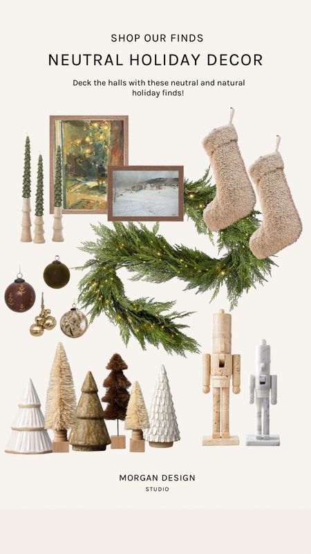 Deck the halls with these neutral holiday finds! 🎄

#LTKHoliday #LTKHolidaySale #LTKSeasonal