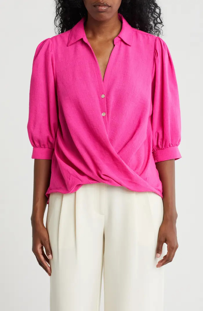 CHENAULT High-Low Button-Up Shirt | Nordstromrack | Nordstrom Rack
