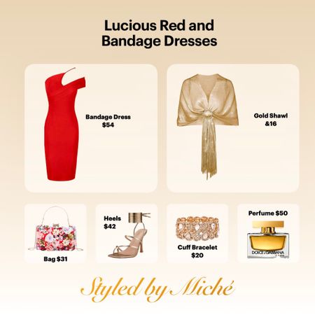 Let me Style You 🌹❤️

#bandage #shawl #purse#Amazin #heels #red #gold #perfume #D&G #accessories #dress
#budget #date 

#LTKwedding #LTKbeauty #LTKSeasonal