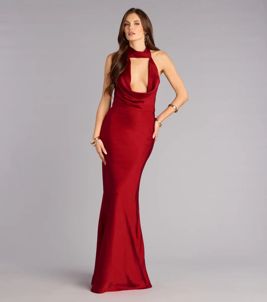 Vera Satin Mermaid Formal Dress | Windsor Stores