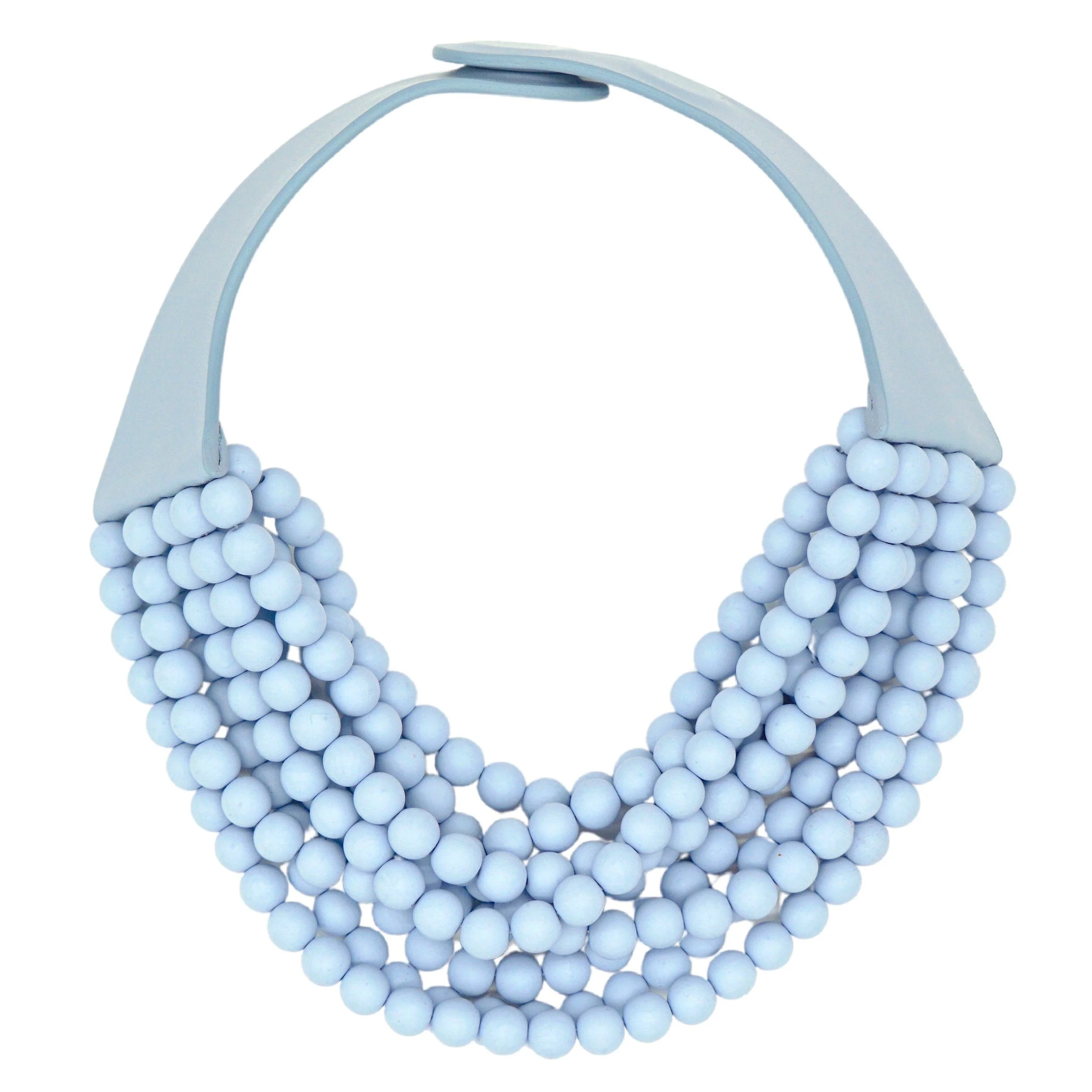 Medium Bella Matte Cornflower Necklace | Fairchild Baldwin