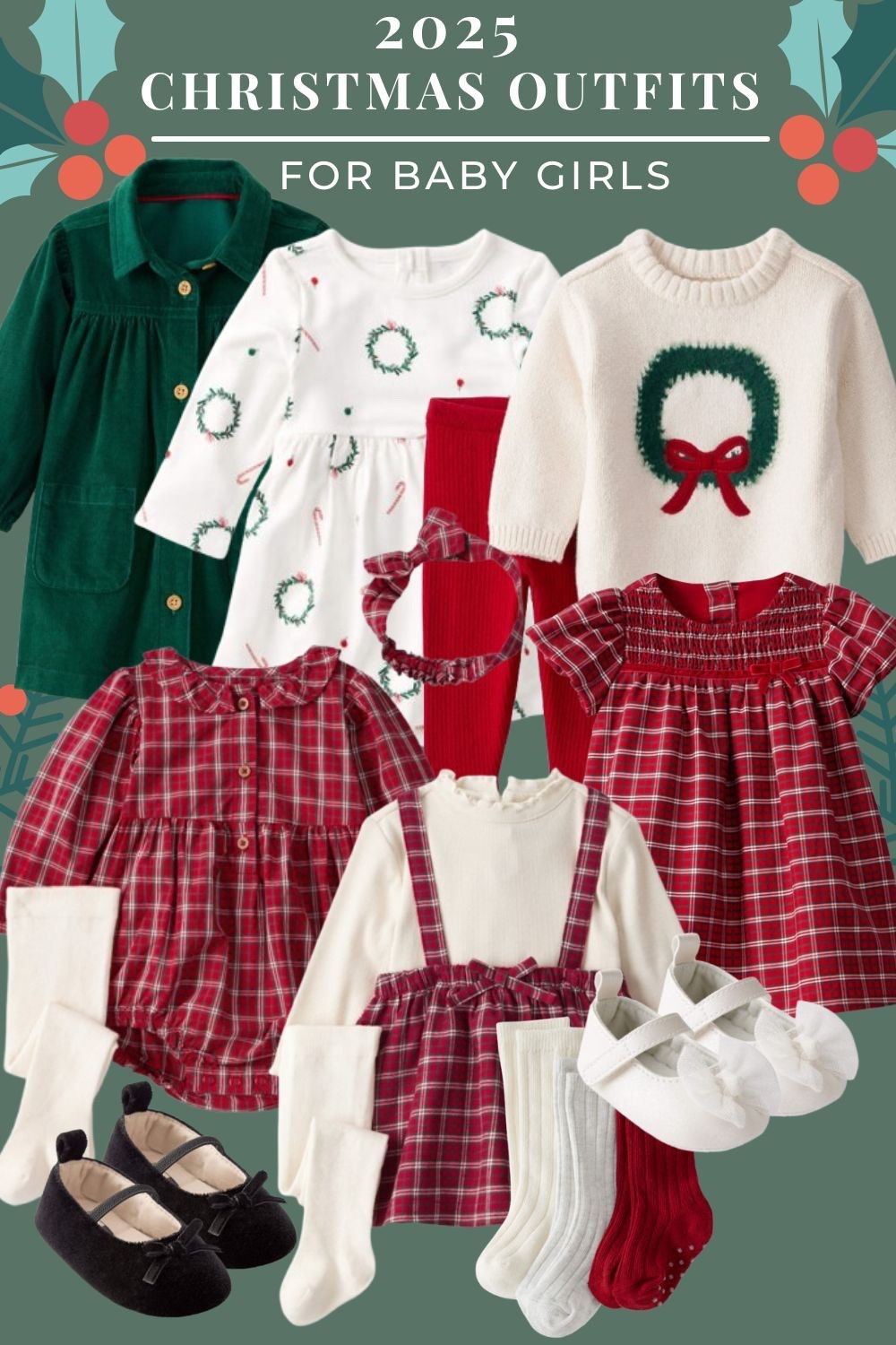 Christmas Outfits for Baby Girls 

#LTKBaby #LTKCyberWeek #LTKHoliday
