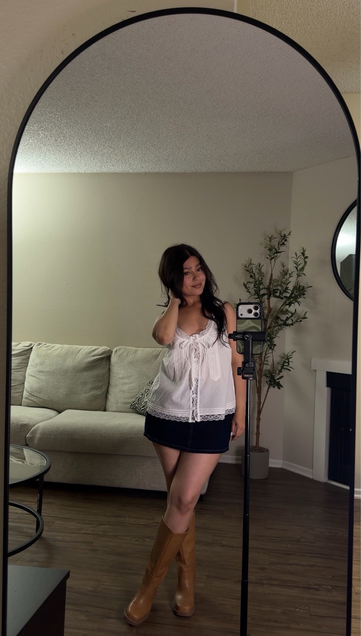 orange county outfit, wearing a size small in top and size 4 in skirt

#LTKootd