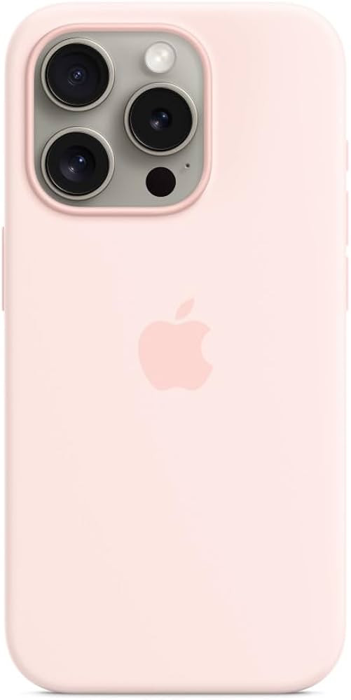 Apple iPhone 15 Pro Silikon Case mit MagSafe – Hellrosa ​​​​​​​ | Amazon (DE)