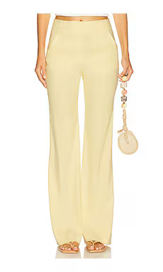 Veronica Beard Komi Pant in Chamomile from Revolve.com | Revolve Clothing (Global)