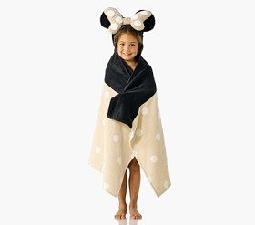 Disney Minnie Mouse Kid Hooded Towel | Pottery Barn Kids