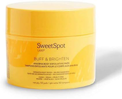 SweetSpot Labs Buff & Brighten Body Exfoliating Pads for Ingrown Hair, Razor Bumps and Hyperpigme... | Amazon (US)