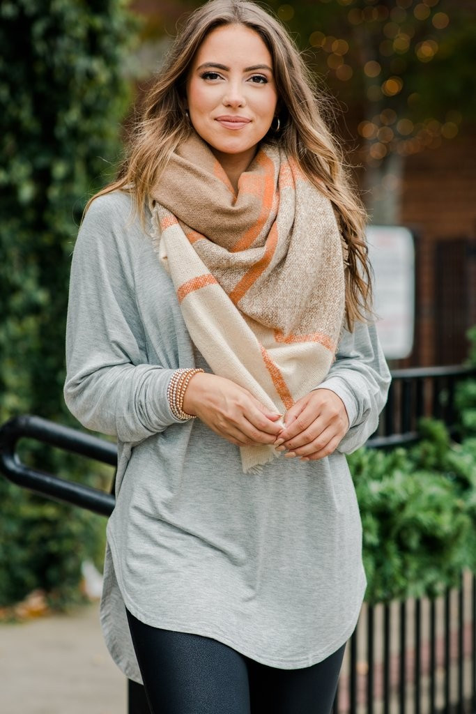 Easy Like Sunday Heather Gray Fleece Tunic | The Mint Julep Boutique