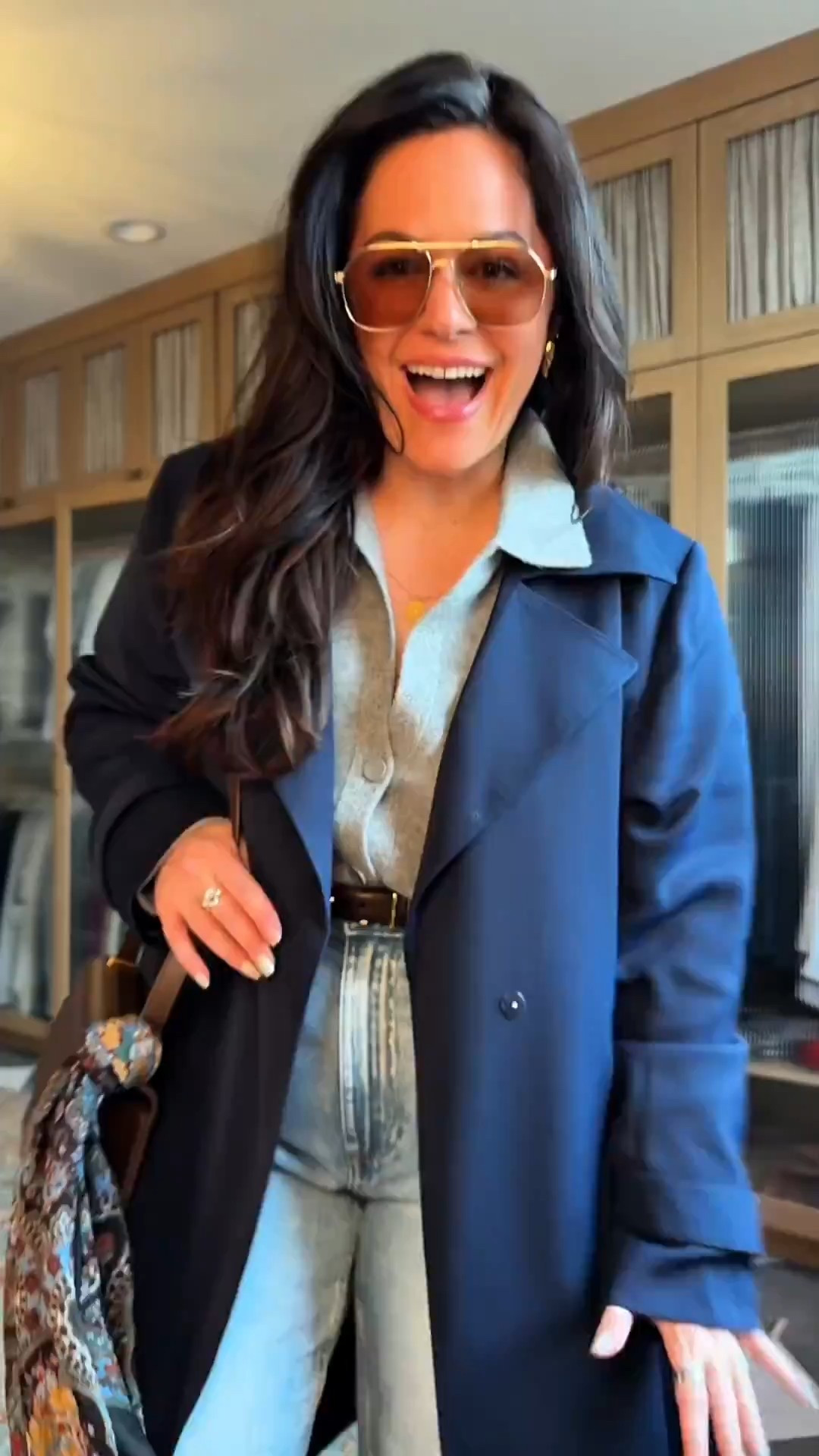 Is she a movie star running for coffee or just a mom in a sweatsuit? 👀 Either way, this Quince trench is the polish-me-up piece. Lightweight, rich navy, and under $200 — truly magical. @onequince #QuincePartner





#LTKMidsize #LTKSeasonal #LTKgrwm