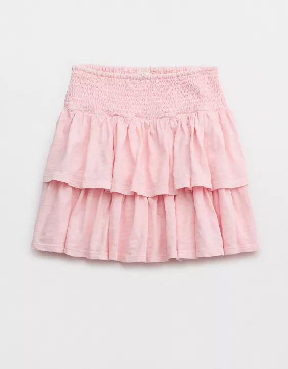 Aerie Ready-To-Ruffle Mini Skirt | American Eagle Outfitters (US & CA)