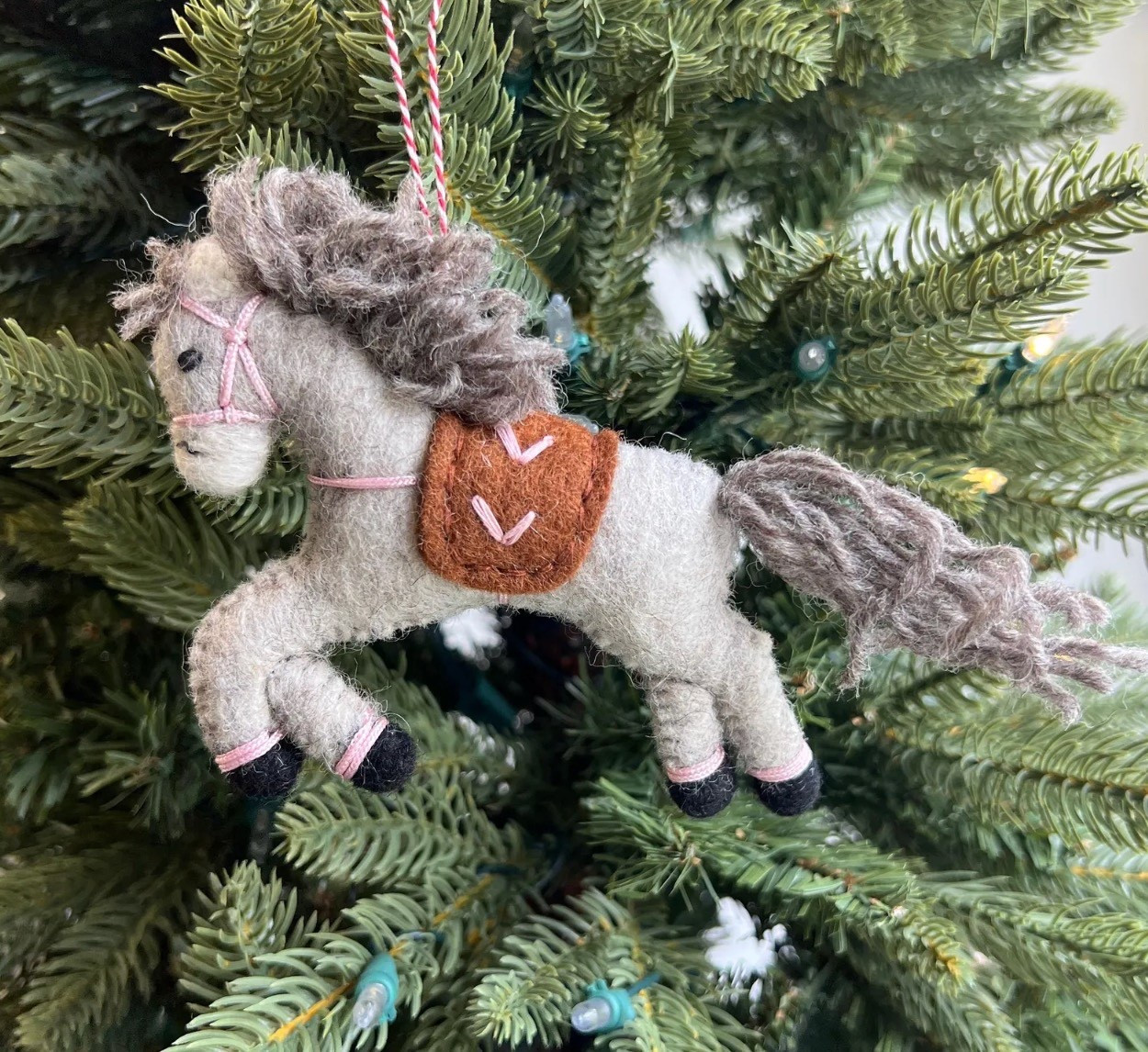 Ornament of the day. I’m posting one each day from now until Christmas. This sweet felt horse ornament is perfect for your tree. 

#LTKHoliday #LTKCyberWeek #LTKHome