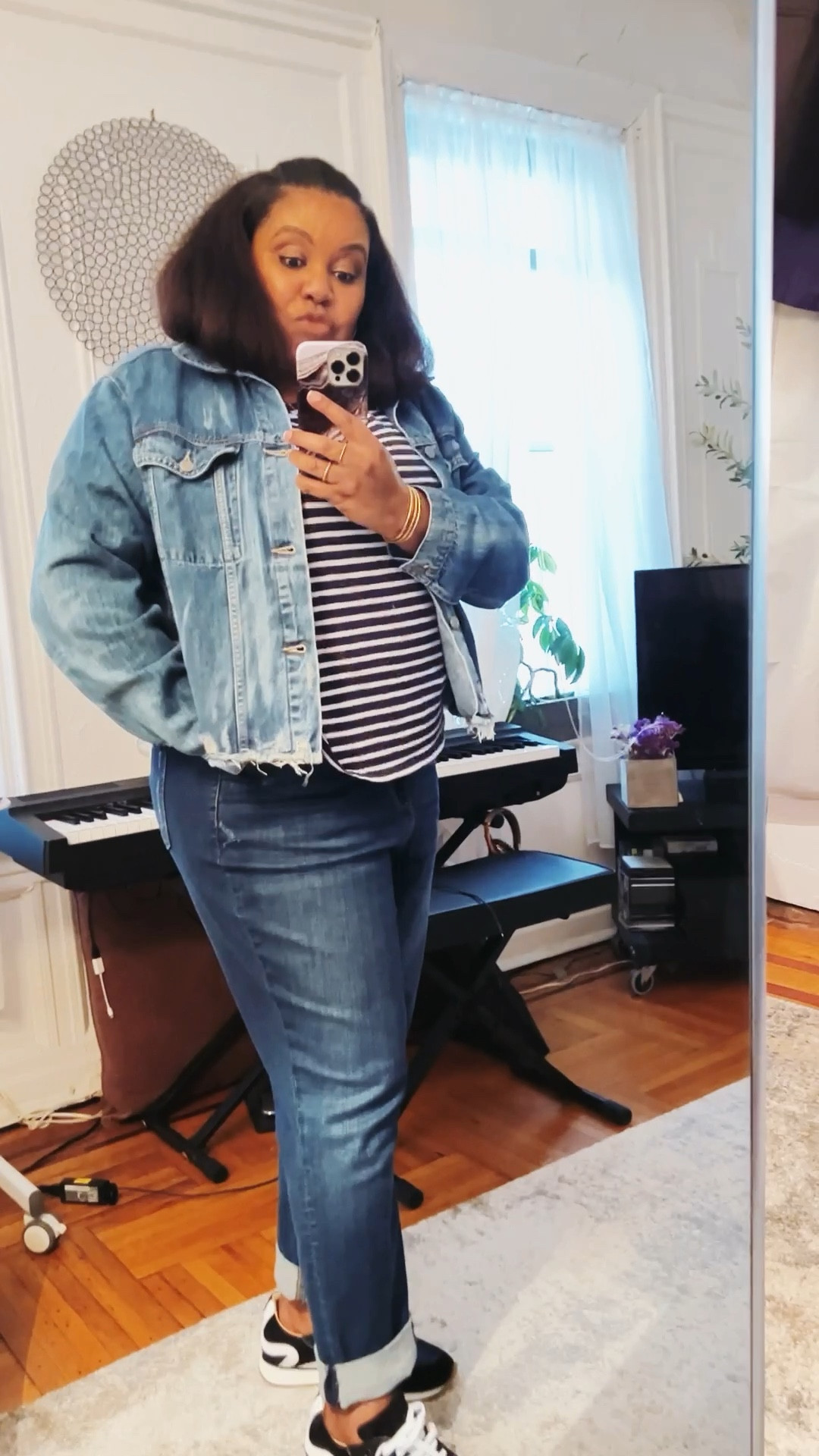 I am IN LOVE with these sneakers by The Office of Angela Scott. If you knew the ordeal I endured to get them...😂 
sneakers, spring shoes, suede sneakers, remi sneaker, little black shoe 

#LTKstyletip #LTKshoecrush